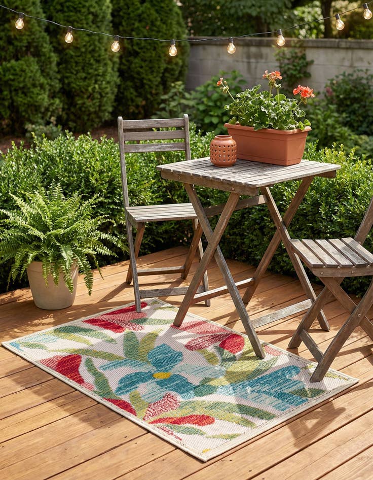 Detail image of 2' x 3'  Washable Casablanca Indoor / Outdoor Rug