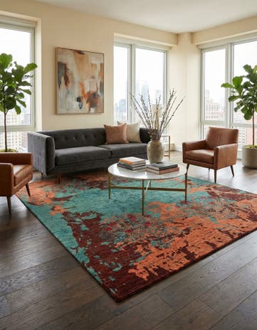 5' 5 x 7' 9 Anar Wool Rug