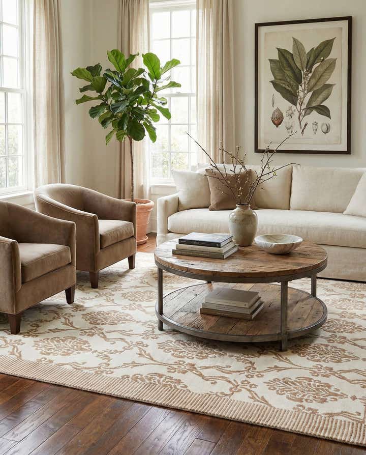5' 10 x 8' 2 Hand Knotted Darya Wool Rug