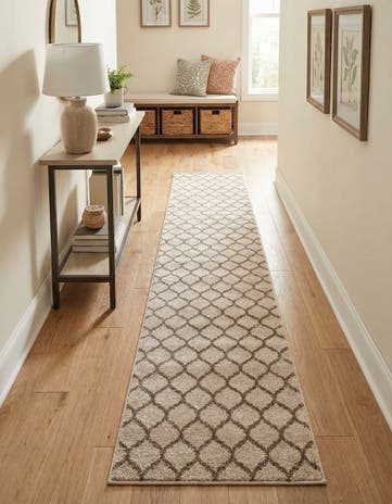 2' 7 x 19' 8 Lattice Runner Rug