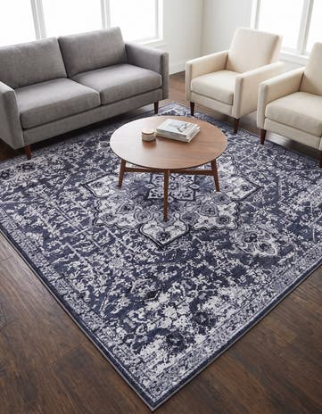7' 3 x 7' 3 Washable Francesca Square Rug