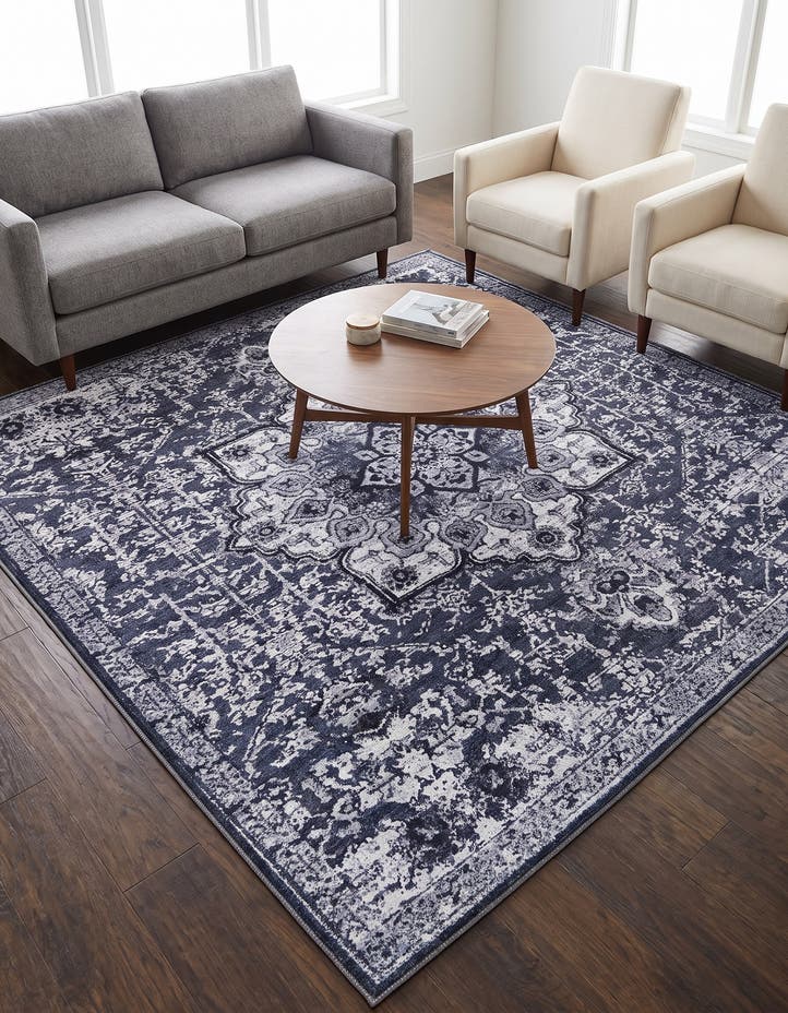 7' 3 x 7' 3 Washable Francesca Square Rug