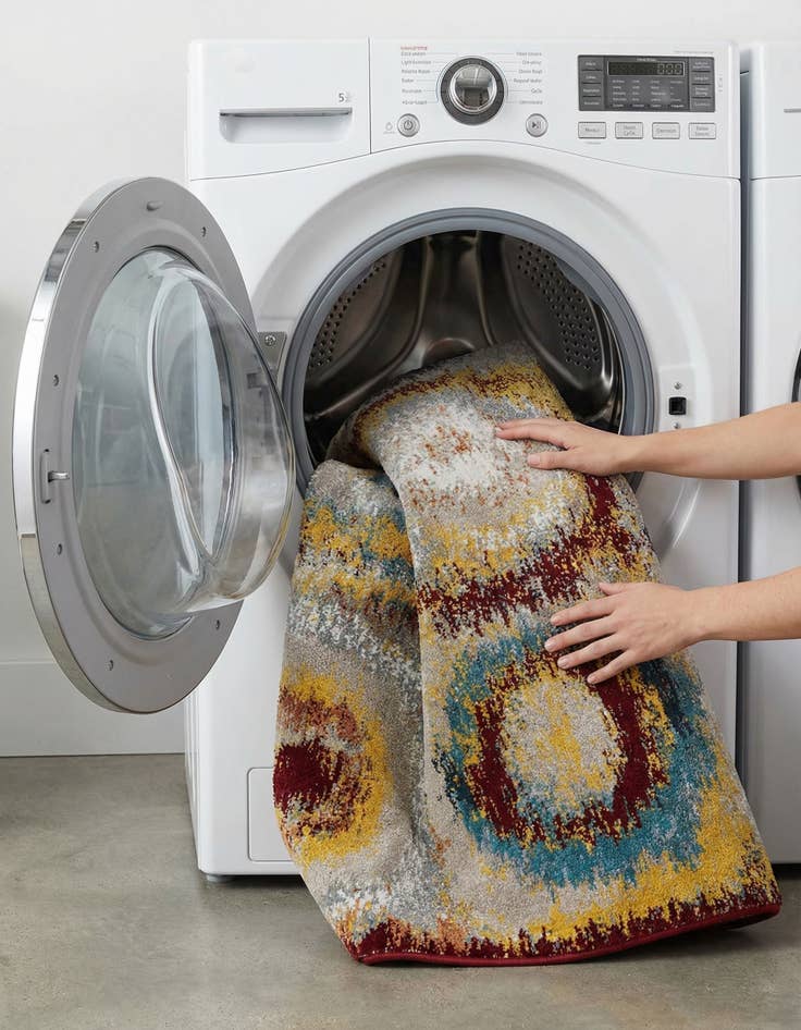 Detail image of  6' 1 x 9' Kamala Washable Rug