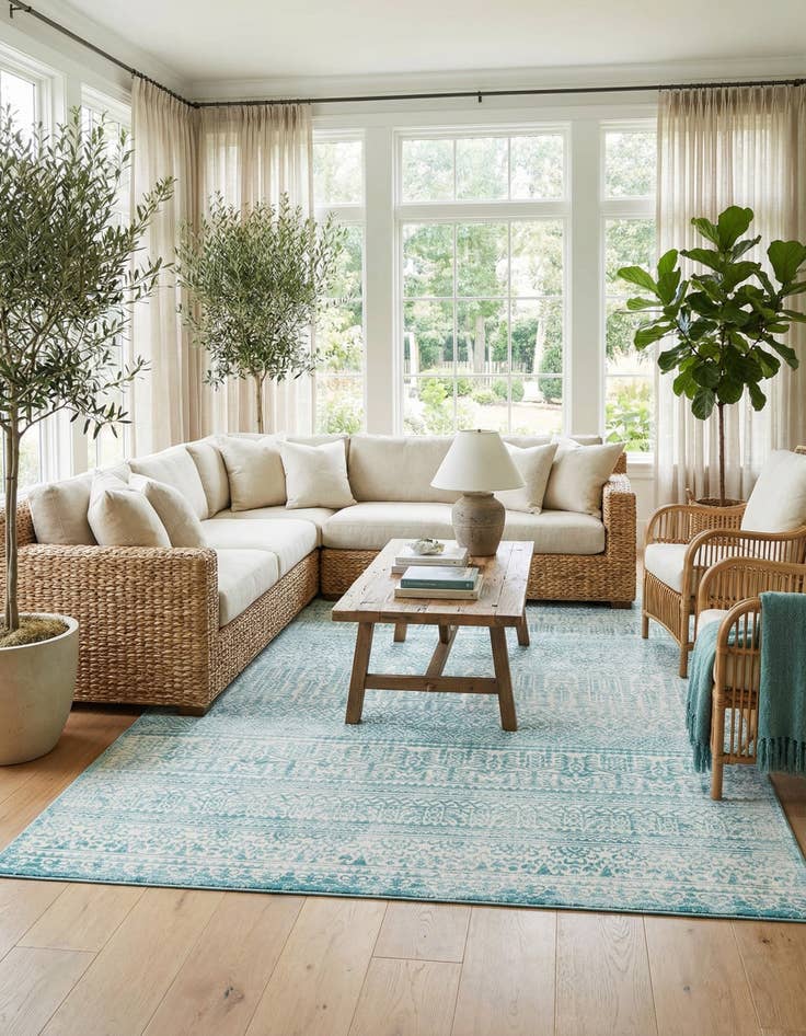 Detail image of 9' x 12' Uptown Cloisters Rug