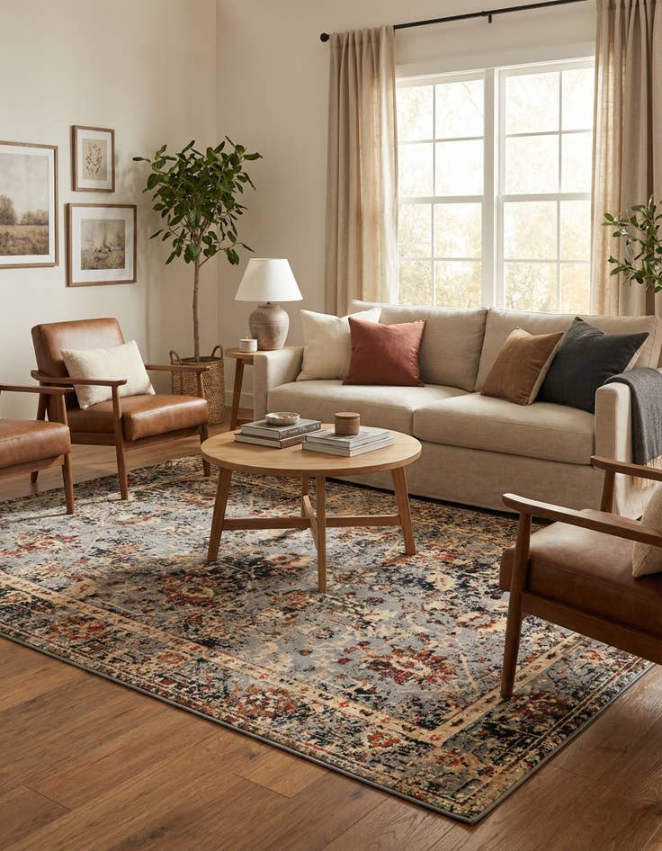 Detail image of 6' x 9' Saturn Rug