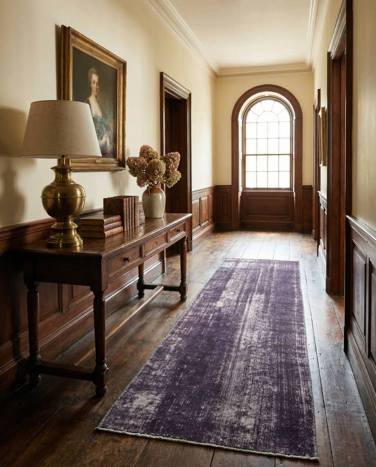 Detail image of 3' x 9' 4 Hand Knotted Ultra Vintage Persian Wool Runner Rug