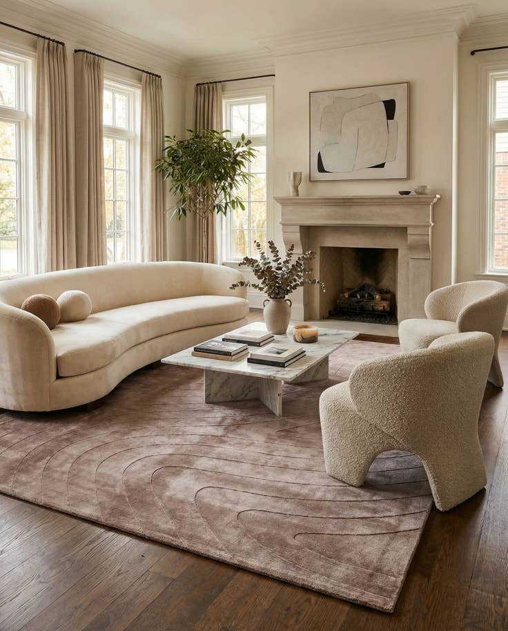 Detail image of 9' 10 x 13' 1 Hand Knotted Darya Wool Rug