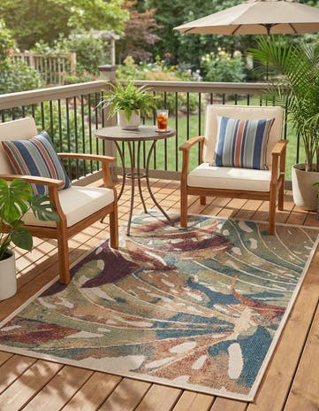 4' x 6' Easy-Clean Baja Indoor / Outdoor Rug