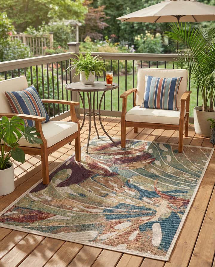 4' x 6' Easy-Clean Baja Indoor / Outdoor Rug
