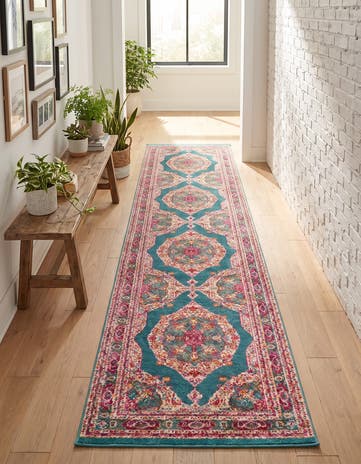 2' 7 x 12' Santiago Runner Rug