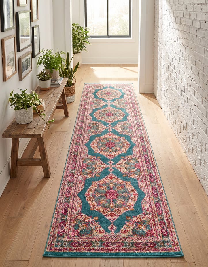 2' 7 x 12' Santiago Runner Rug
