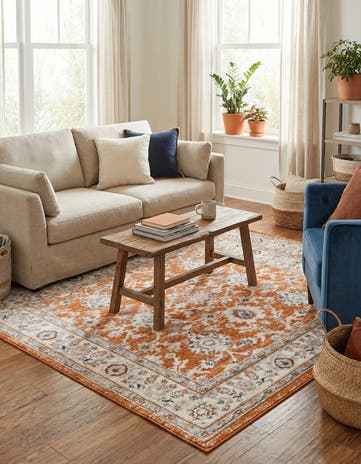 5' 3 x 5' 3 Charlotte Square Rug