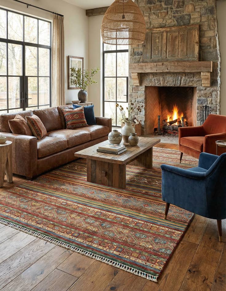 Detail image of  6' 11 x 9' 8 Ariana Rug