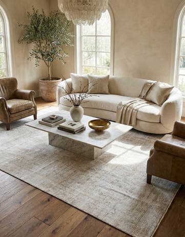 8' 3 x 12' 3 Hand Knotted Ultra Vintage Persian Wool Rug