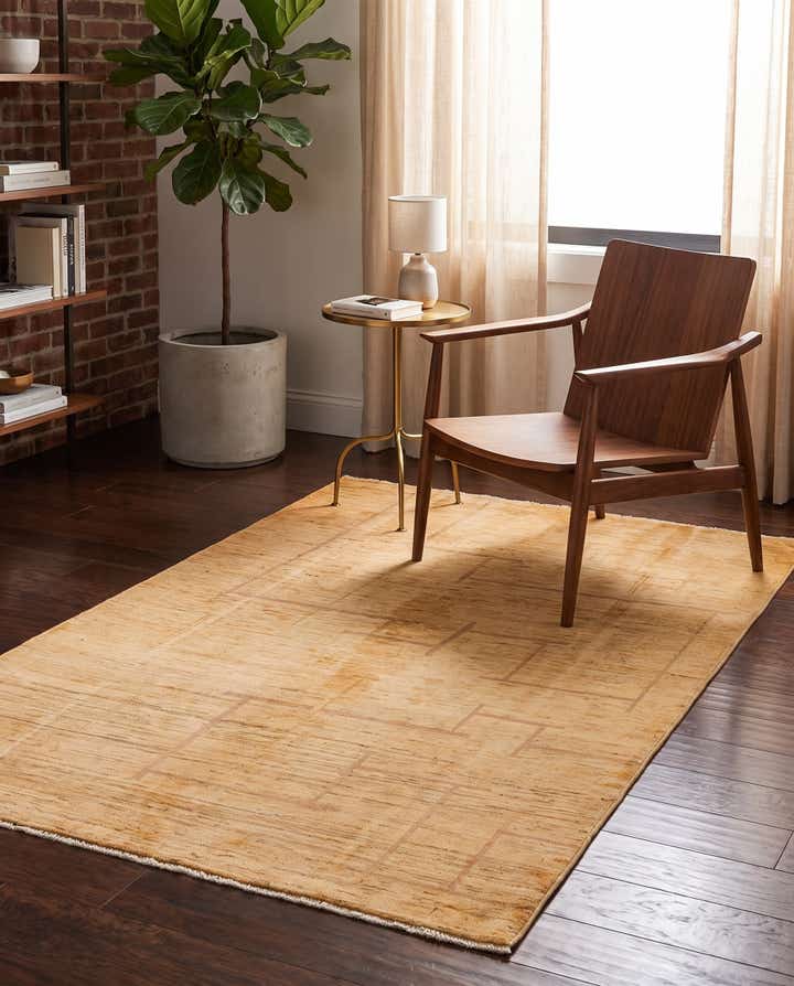 4' x 5' 9 Hand Knotted Modern Ziegler Rug