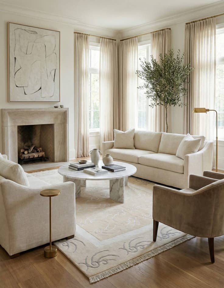 Detail image of 5' 5 x 8'  Hand Knotted Darya Rug