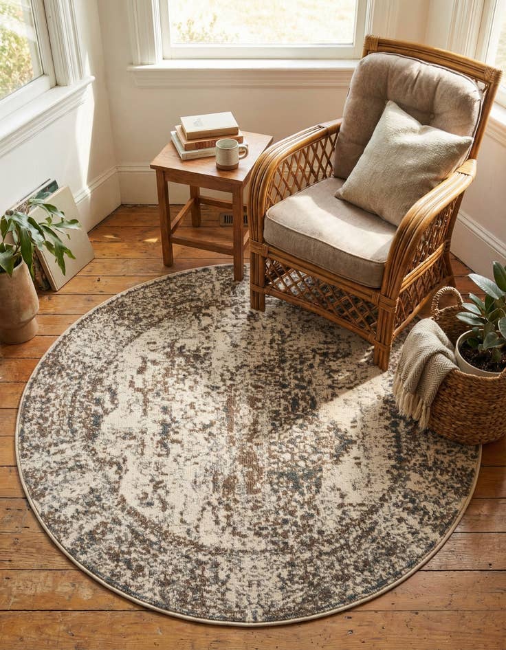 Detail image of 4' x 4' Sahara Round Rug