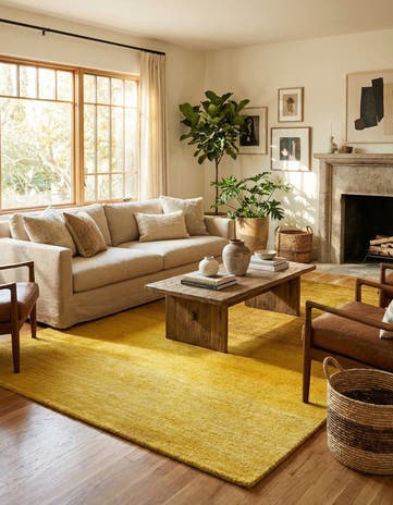 5' 7 x 7' 10 Hand Knotted Kashkuli Gabbeh Wool Rug