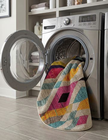 Washable Mesa Round Rug