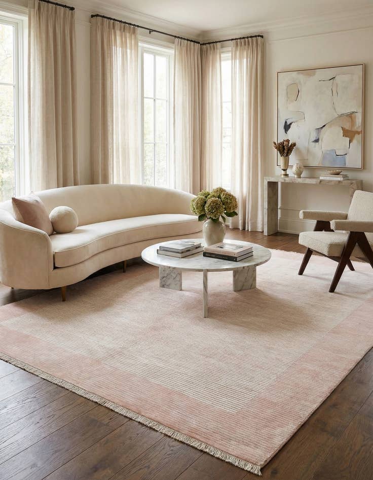 Detail image of  8' 3 x 11' 7  Hand Knotted Darya Wool Rug