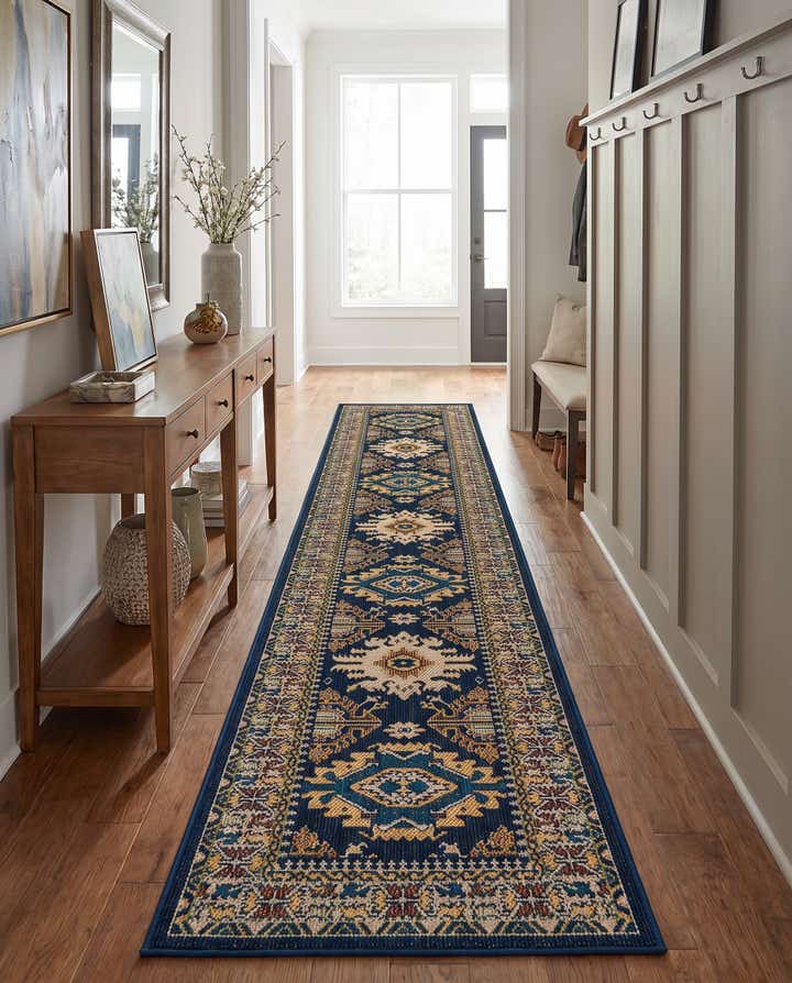 2' 7 x 12' Easy-Clean Baja Indoor / Outdoor Runner Rug