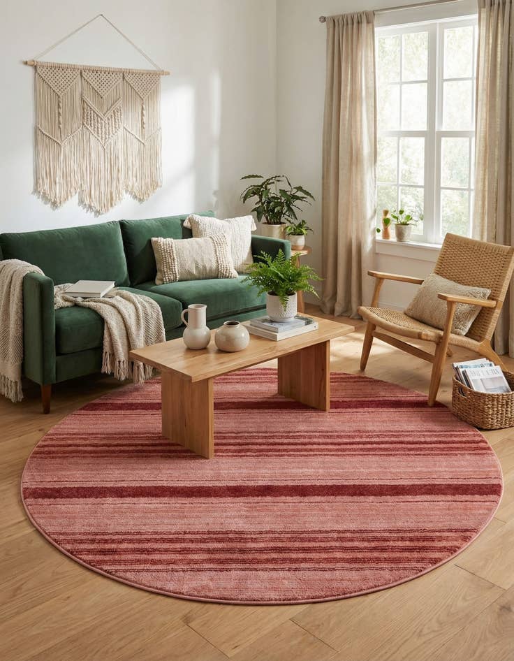 Detail image of  7' 3 x 7' 3 Gemstone Round Rug