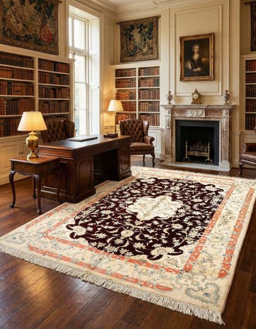 6' 7 x 9' 10 Tabriz Wool Rug
