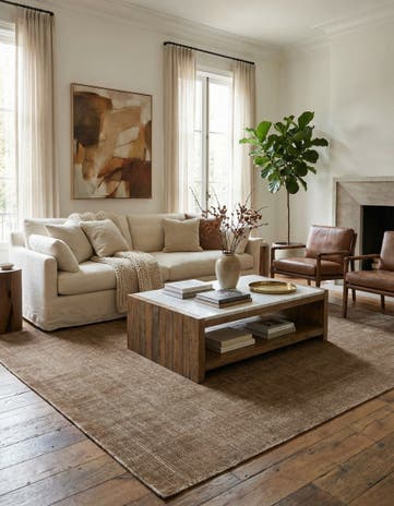 5' 4 x 7' 7 Hand Knotted Darya Wool Rug
