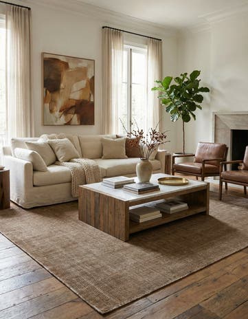 5' 4 x 7' 7 Hand Knotted Darya Wool Rug