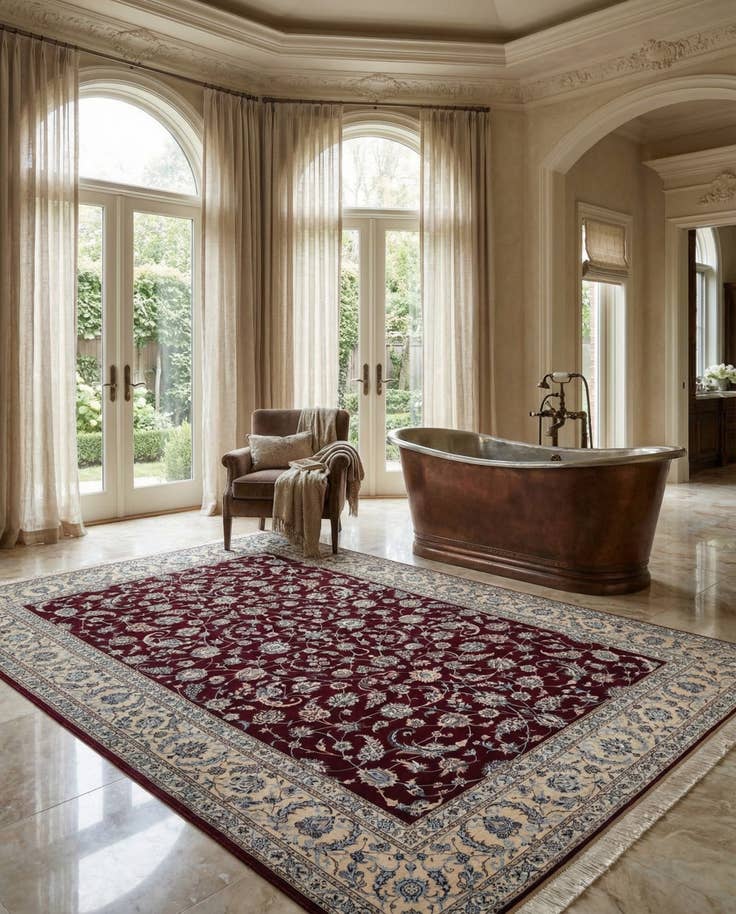 Detail image of 8' 6 x 12' Nain Rug