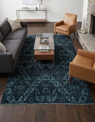 4' 9 x 7' 9 Hand Knotted Darya Rug