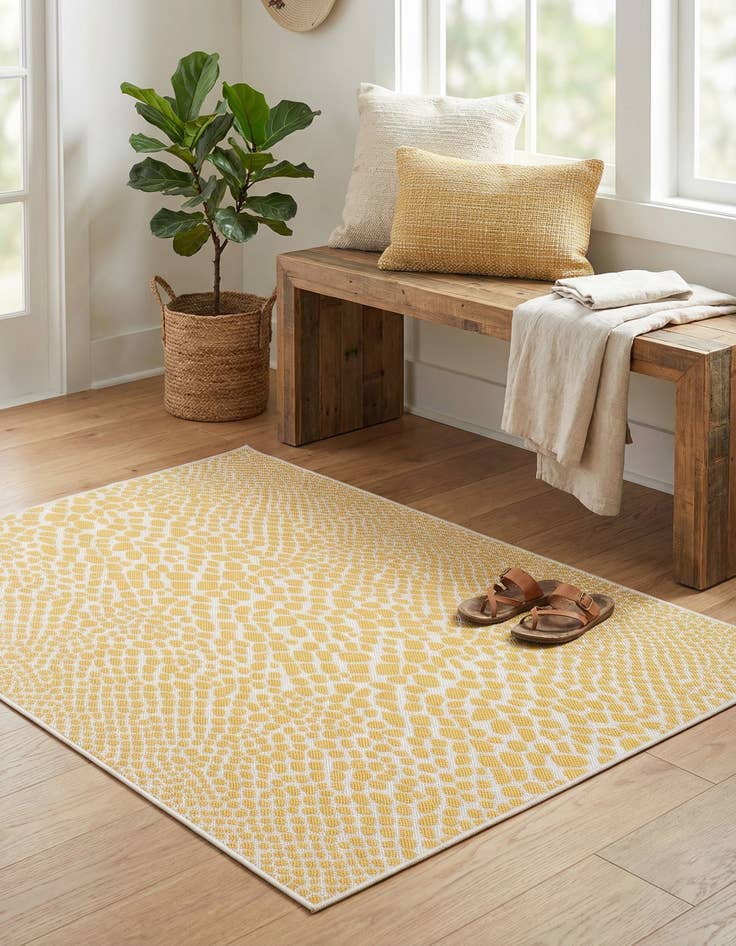 Detail image of 1' 4 x 1' 4  Washable Jill Zarin Cape Town Indoor / Outdoor Sample Rug