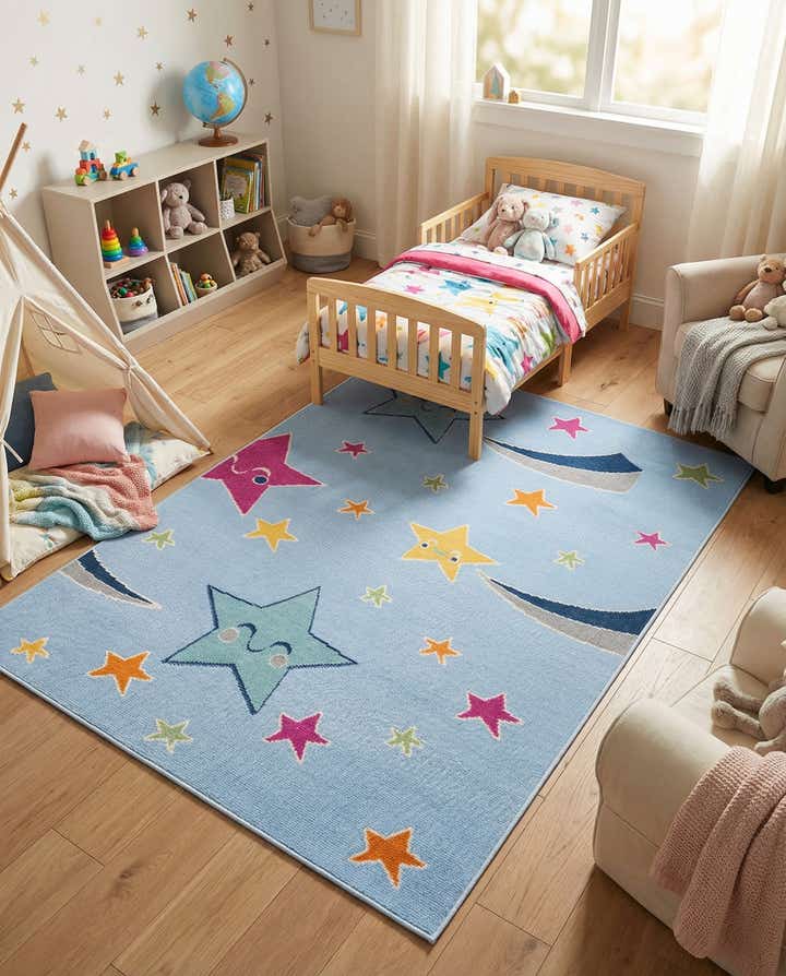 5' 3 x 7' 7 Easy-Clean Indoor / Outdoor Rug