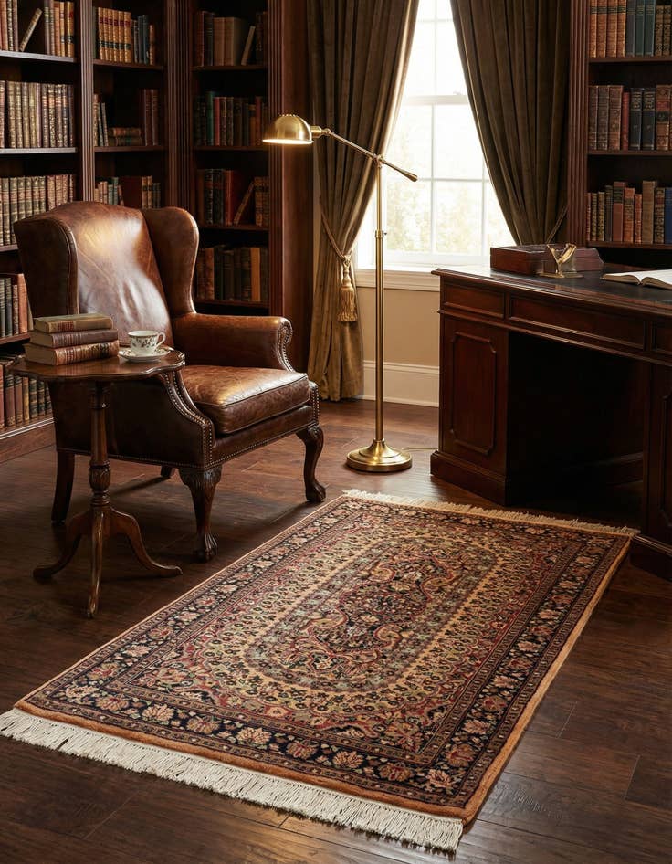 Detail image of 3' 1 x 5' 4  Hand Knotted Bokhara Rug