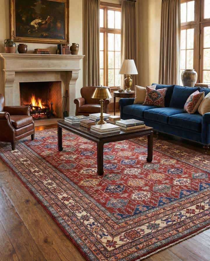 6' 6 x 10' 2 Hand Knotted Kazak Oriental Rug