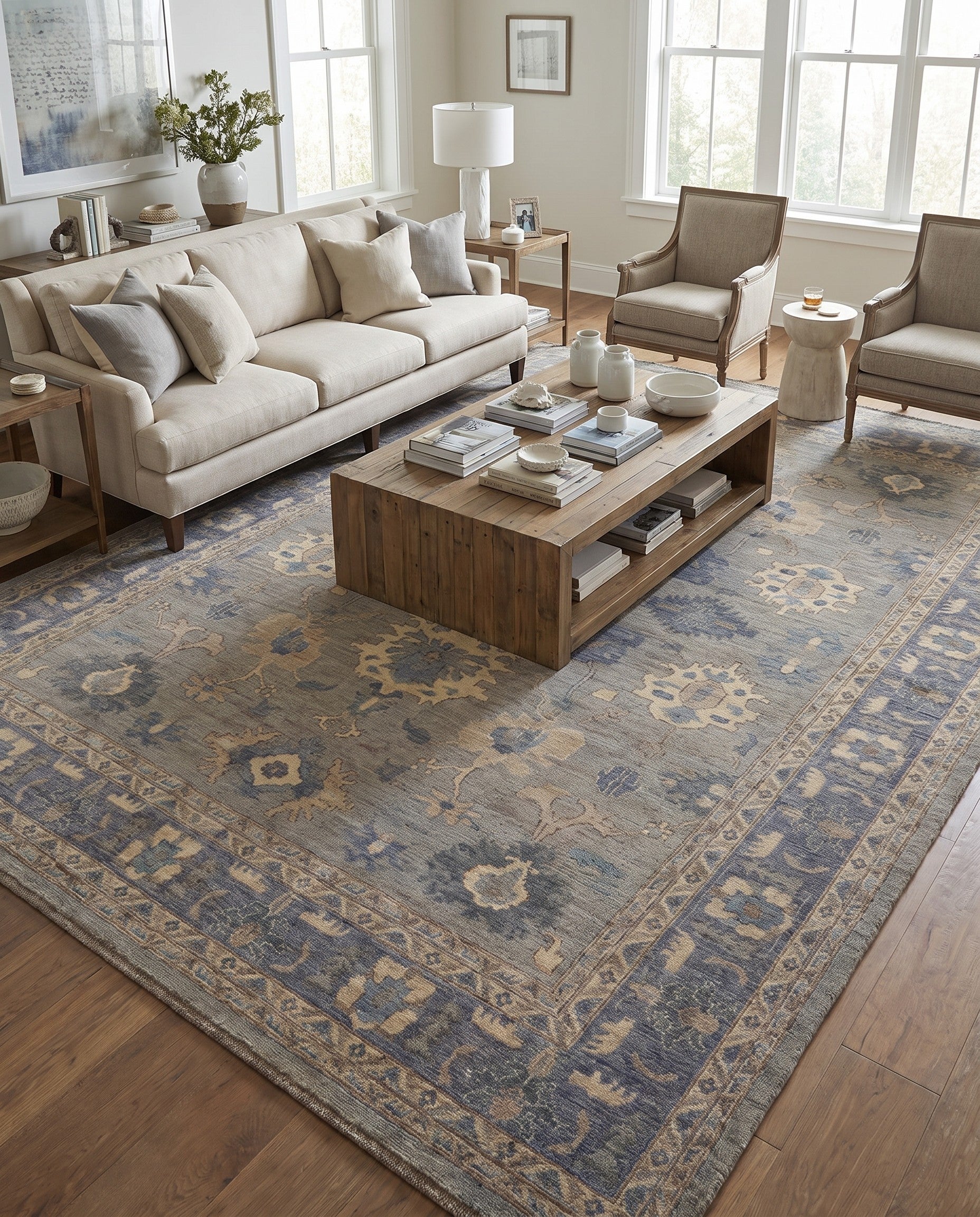 9' 3 x 11' 11 Hand Knotted Ariana Rug
