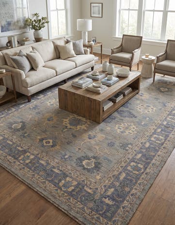 9' 3 x 11' 11 Hand Knotted Ariana Rug