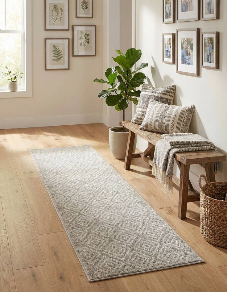 Detail image of  2' x 6'  Washable Sabrina Soto Indoor / Outdoor Runner Rug