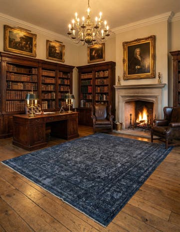 9' 8 x 13' 5 Vintage Royal Wool Rug