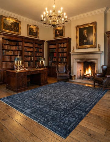 9' 8 x 13' 5 Vintage Royal Wool Rug