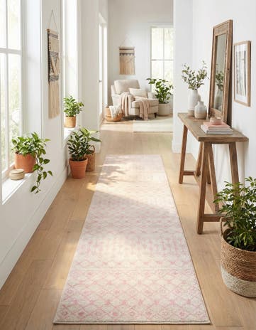3' 3 x 16' 5 Moroccan Trellis Runner Rug