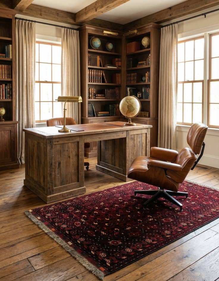 Detail image of 3' 6 x 6' 6  Hand Knotted Afghan Ersari Wool Rug