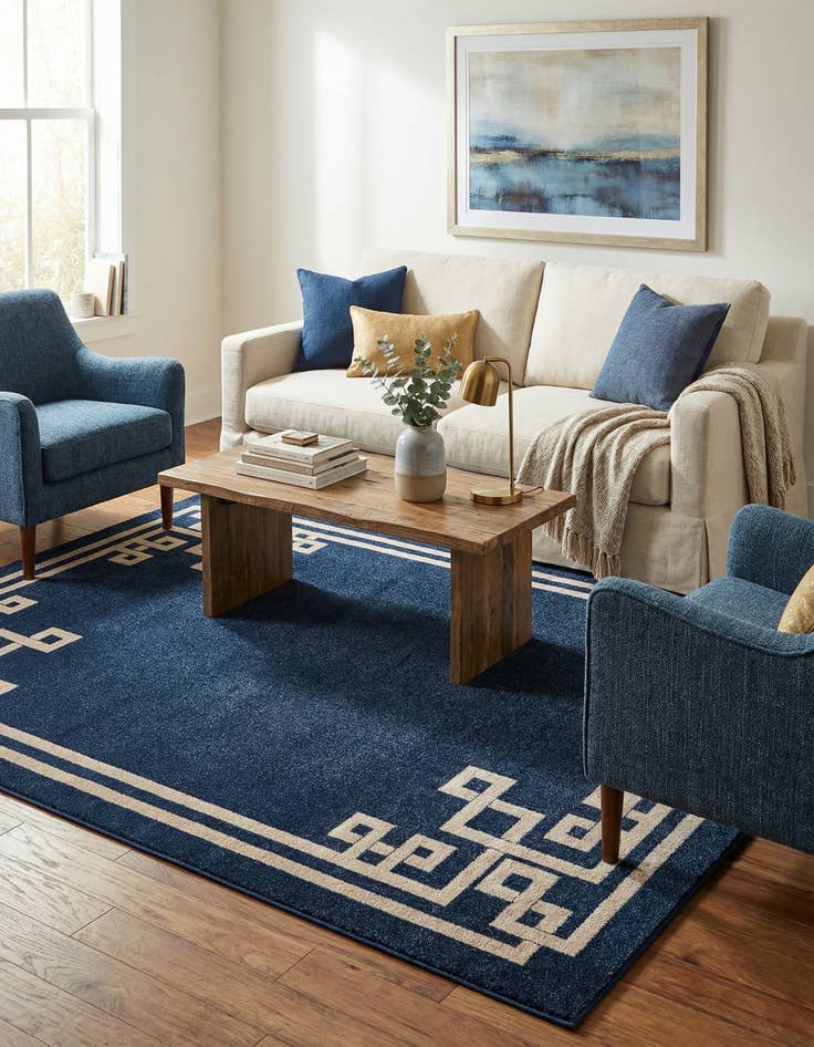 Detail image of 7' x 10' Greek Key Rug