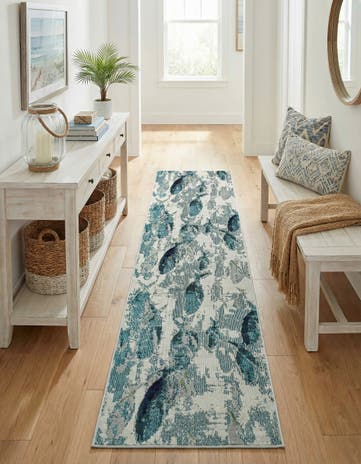 2' 7 x 10' Washable Amalfi Runner Rug