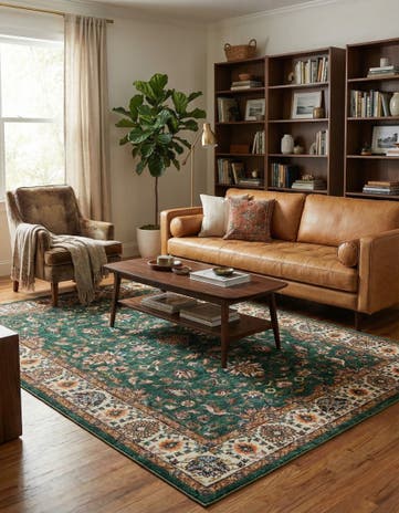 Emerald Green Medina Rug