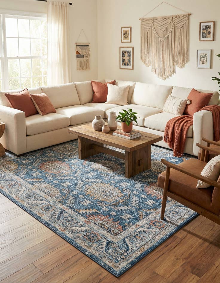 Detail image of 10' x 10' Nyla Square Rug