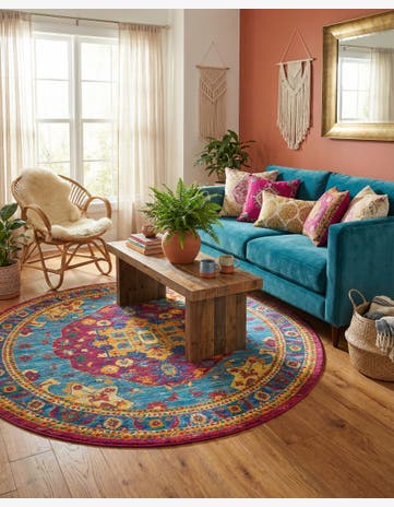 7' 10 x 7' 10 Calypso Round Rug
