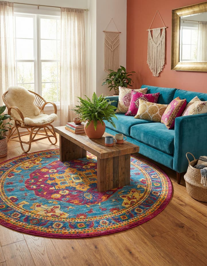 7' 10 x 7' 10 Calypso Round Rug