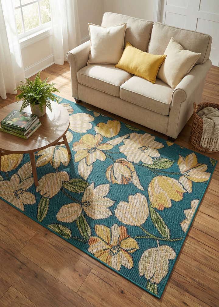 4' x 6' Easy-Clean Baja Indoor / Outdoor Rug