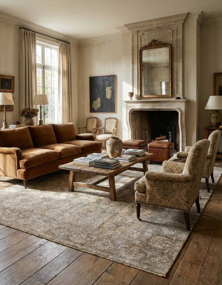 Detail image of  9' 4 x 12'  Hand Knotted Ultra Vintage Persian Wool Rug